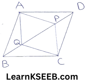 Quadrilaterals Exercise 8.1 Question 9