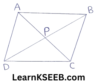 Areas of parallelogram and Triangles Exercise 9.2.4