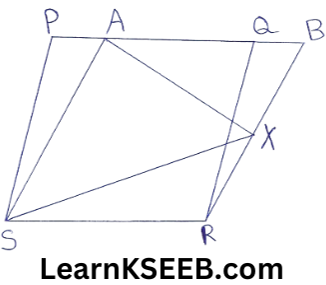Areas of parallelogram and Triangles Exercise 9.2.5