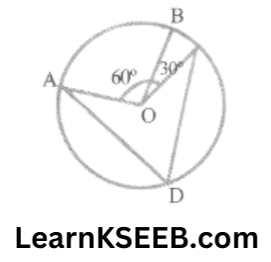 KSEEB Solutions For Class 9 Maths Chapter 10 Circles Exercise 10.5.1