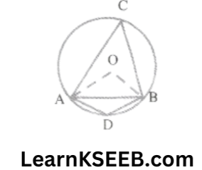 KSEEB Solutions For Class 9 Maths Chapter 10 Circles Exercise 10.5.1