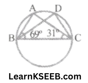 KSEEB Solutions For Class 9 Maths Chapter 10 Circles Exercise 10.5.4
