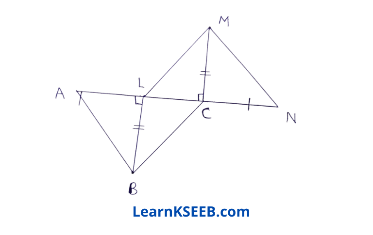 maths Triangles four mark question 5
