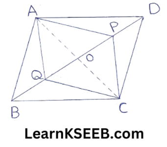 Quadrilaterals Exercise 8.1 Question 9