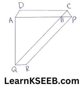 Areas of parallelogram and Triangles Exercise 9.3.9