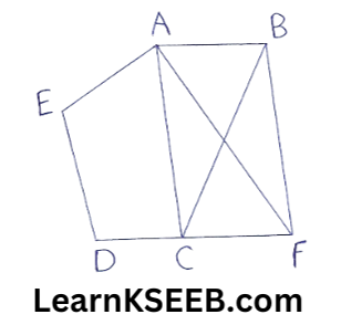 Areas of parallelogram and Triangles Exercise 9.3.11