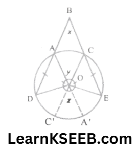 KSEEB Solutions For Class 9 Maths Chapter 10 Circles Exercise 10.6.4