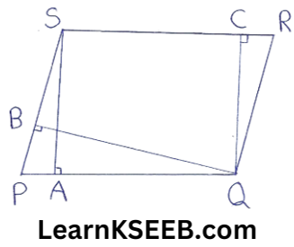 Areas of parallelogram and Triangles 5