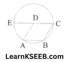 KSEEB Solutions For Class 9 Maths Chapter 10 Circles Exercise 10.6.6
