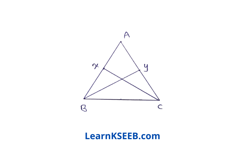 maths Triangles two mark question 1