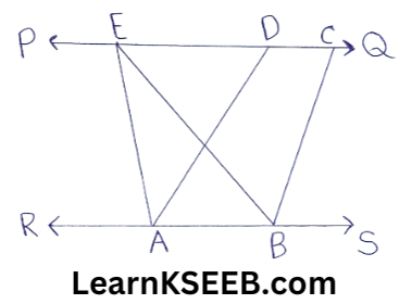 Areas of parallelogram and Triangles One Mark Questions 2