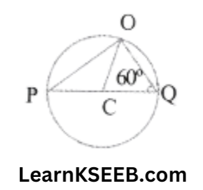 KSEEB Solutions For Class 9 Maths Chapter 10 Circles Multiple choice Questions 4
