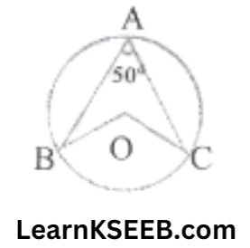 KSEEB Solutions For Class 9 Maths Chapter 10 Circles Multiple choice Questions 6