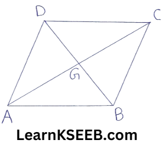 Areas of parallelogram and Triangles Two Mark Questions 4