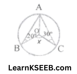 KSEEB Solutions For Class 9 Maths Chapter 10 Circles Multiple choice Questions 7