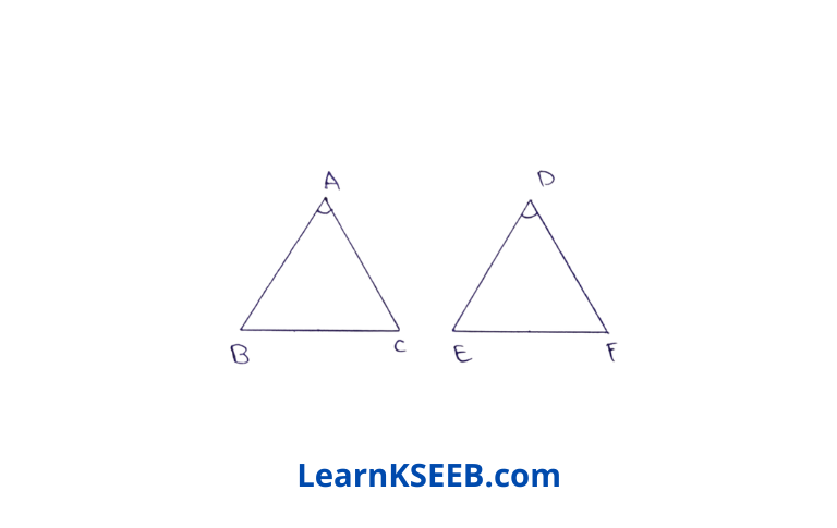 maths Triangles one mark question 1