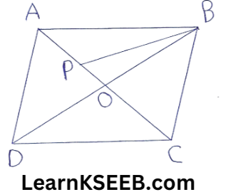 Areas of parallelogram and Triangles Two Mark Questions 6