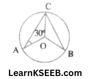KSEEB Solutions For Class 9 Maths Chapter 10 Circles One Mark Questions 1