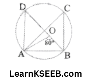 KSEEB Solutions For Class 9 Maths Chapter 10 Circles Two Mark Questions 4