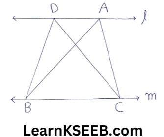 Areas of parallelogram and Triangles Three Mark Questions 5