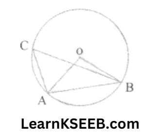 KSEEB Solutions For Class 9 Maths Chapter 10 Circles Two Mark Questions 8