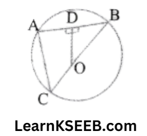 KSEEB Solutions For Class 9 Maths Chapter 10 Circles Three Mark Questions 1