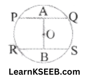 KSEEB Solutions For Class 9 Maths Chapter 10 Circles Three Mark Questions 4