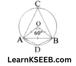 KSEEB Solutions For Class 9 Maths Chapter 10 Circles Three Mark Questions 6