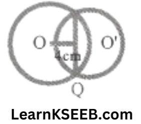 KSEEB Solutions For Class 9 Maths Chapter 10 Circles Exercise 10.4.1