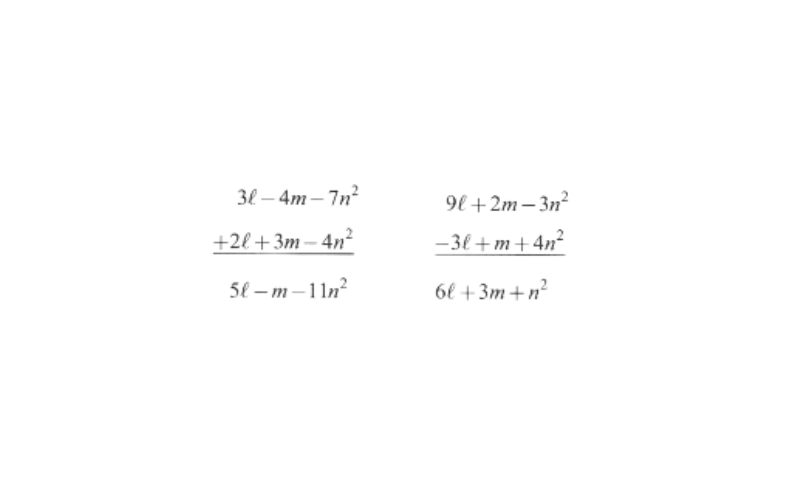 KSEEB Solutions For Class 8 Chapter 6 Algebraic Expressions And Identities Additional Problems Question 7(1)