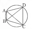 ABCD is a cyclic quadrilateral in which AC and BD are its diagonals