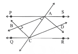 Two parallel lines % and m are intersected by a transversal P