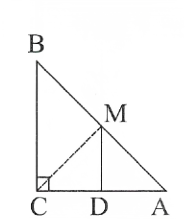 ABC is a right-angled triangle at C