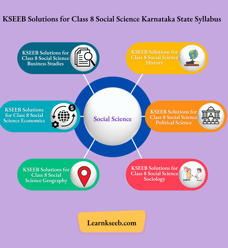 KSEEB Solutions for Class 8 Social Science Karnataka State Syllabus