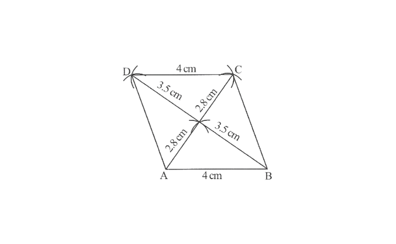 KSEEB Solutions For Class 8 Chapter 7 Practical Geometry Additional Problems Question 7(2)
