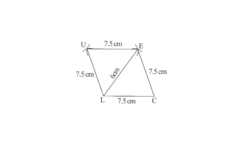 KSEEB Solutions For Class 8 Chapter 7 Practical Geometry Additional Problems Question 8
