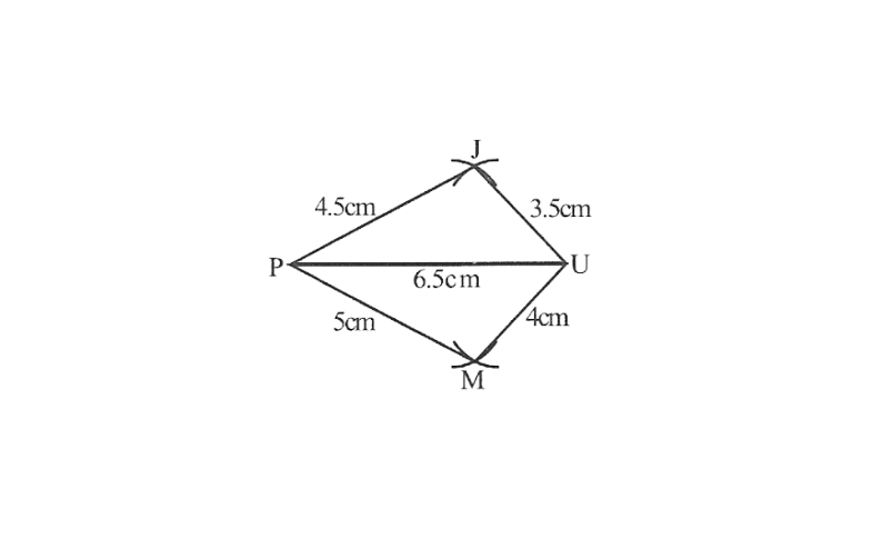 KSEEB Solutions For Class 8 Chapter 7 Practical Geometry Exercise 7.1 Question 2(2)