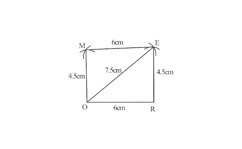 KSEEB Solutions For Class 8 Chapter 7 Practical Geometry Exercise 7.1 Question 3(2)
