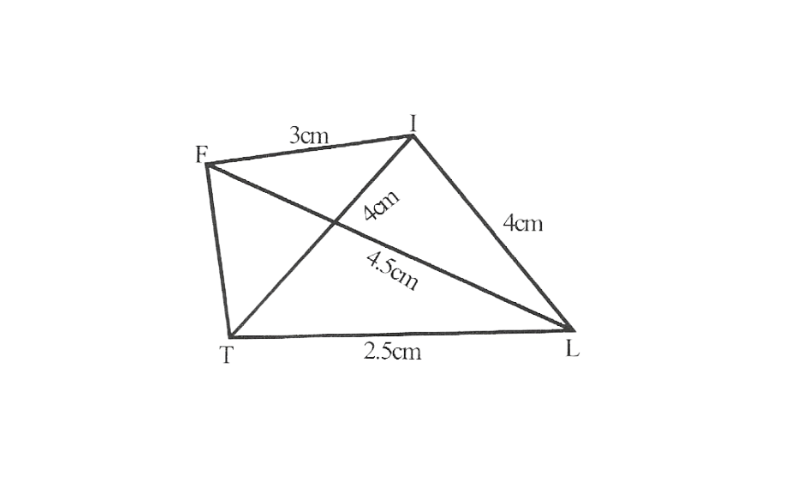 KSEEB Solutions For Class 8 Chapter 7 Practical Geometry Exercise 7.2 Question 1(1)
