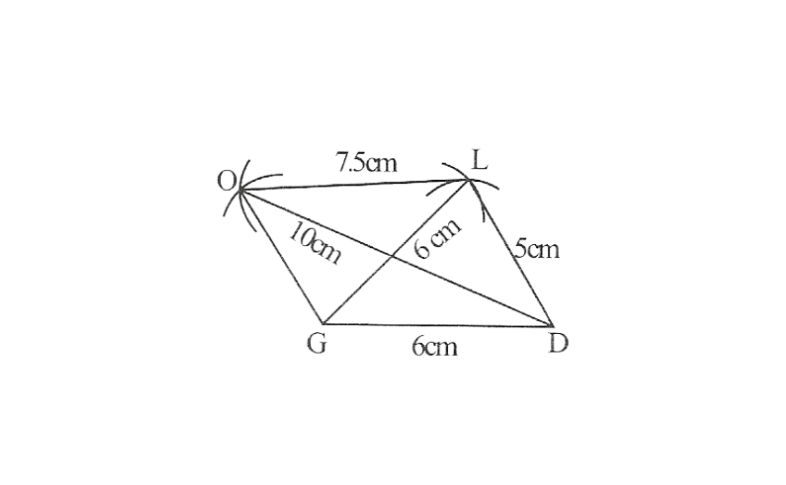 KSEEB Solutions For Class 8 Chapter 7 Practical Geometry Exercise 7.2 Question 2(2) 