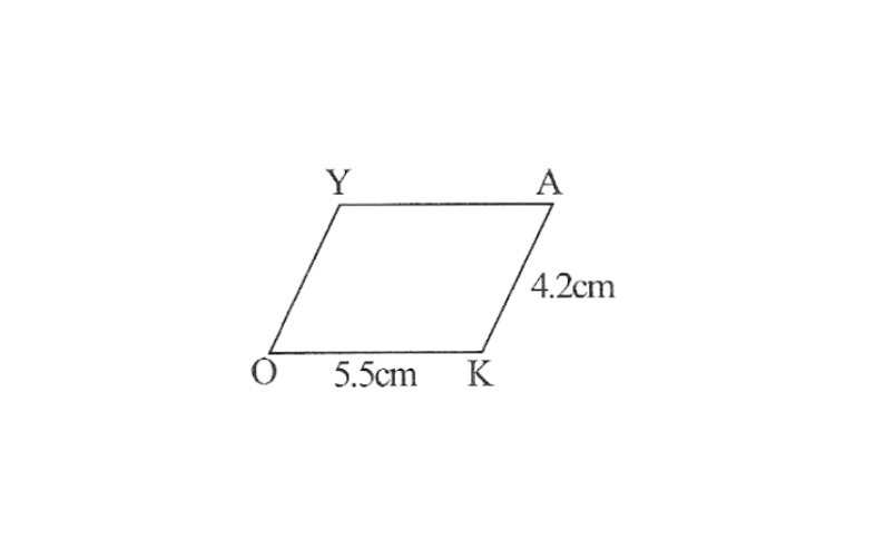 KSEEB Solutions For Class 8 Chapter 7 Practical Geometry Exercise 7.5 Question 4(1)