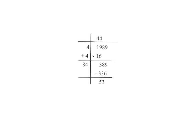 KSEEB Solutions For Class 8 Chapter 5 Square And Square Roots Exercise 5.4 Question 4(2)