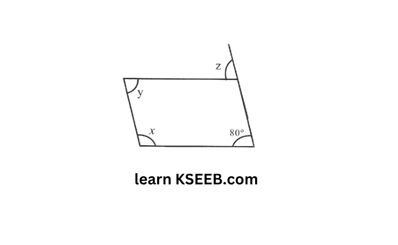 KSEEB Solutions For Class 8 Chapter 4 Understanding Quadrilaterls Exercise 4.3 Question 2(4)