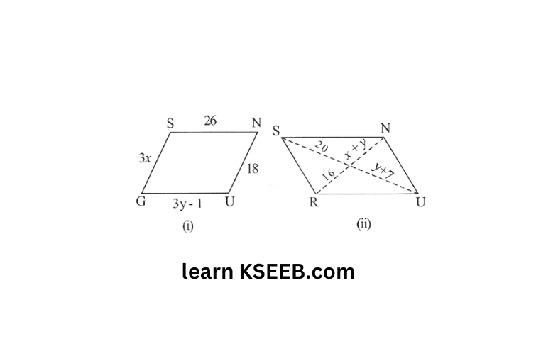 KSEEB Solutions For Class 8 Chapter 4 Understanding Quadrilaterls Exercise 4.3 Question 8