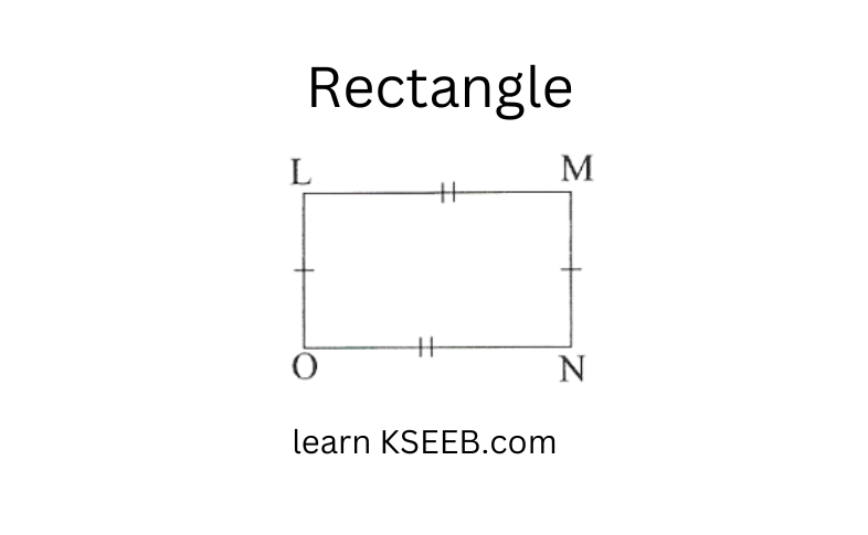 KSEEB Solutions For Class 8 Chapter 4 Understanding Quadrilaterls Rectangle Diagram