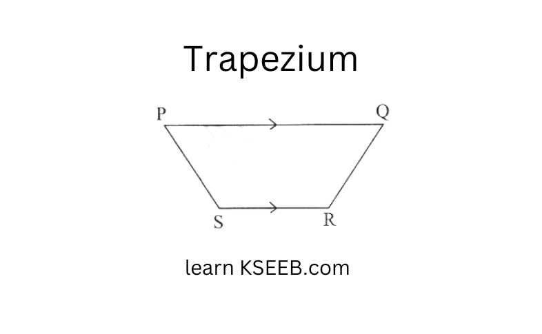 KSEEB Solutions For Class 8 Chapter 4 Understanding Quadrilaterls Trapezium Diagram