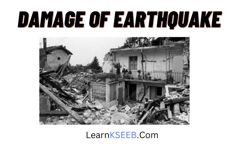 damage of earthquake