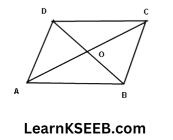 diagonal parllelogram