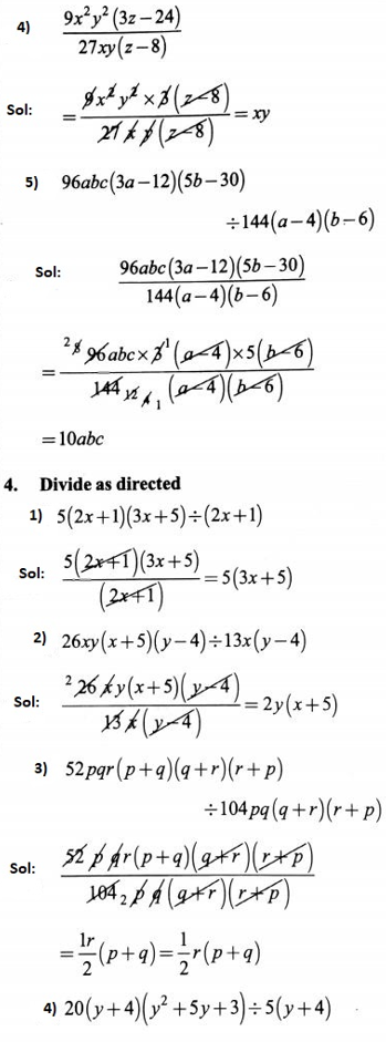 KSEEB Solutions For Class 8 Maths Chapter 13 Factorisation Exercise 13.3 Page 3
