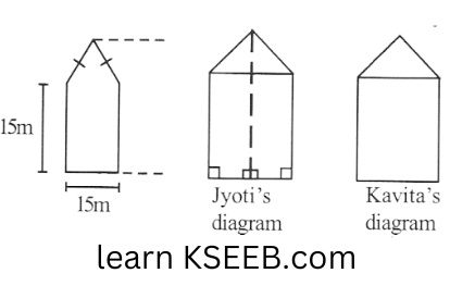 KSEEB Solutions For Class 8 Maths Chapter 16 Mensuration Exercise 16.2 Question 10(1)
